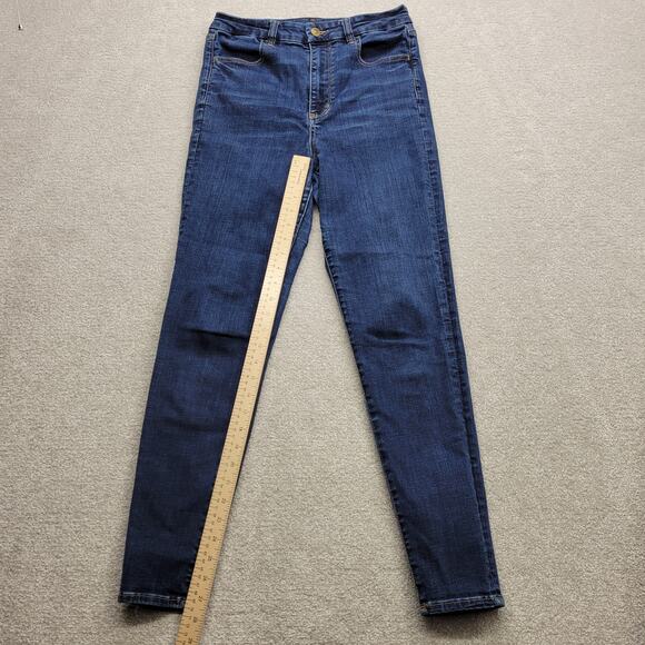 American Eagle Next Level Stretch Jeans Women’s Size 8 Blue Denim - Picture 5 of 9